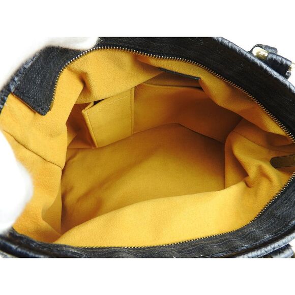 Louis Vuitton NeoCabby MM Noir Monogram Denim - Picture 10 of 12